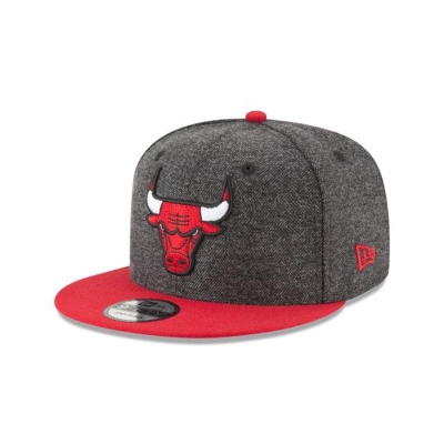 Sapca New Era Chicago Bulls NBA Tweed Turn 9FIFTY Snapback - Gri